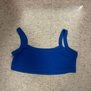 blue cloth bra worn a couple times